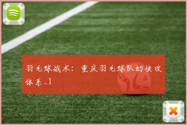 羽毛球战术：重庆羽毛球队的快攻体系_1