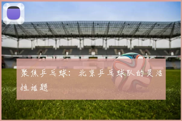 聚焦乒乓球：北京乒乓球队的灵活性话题